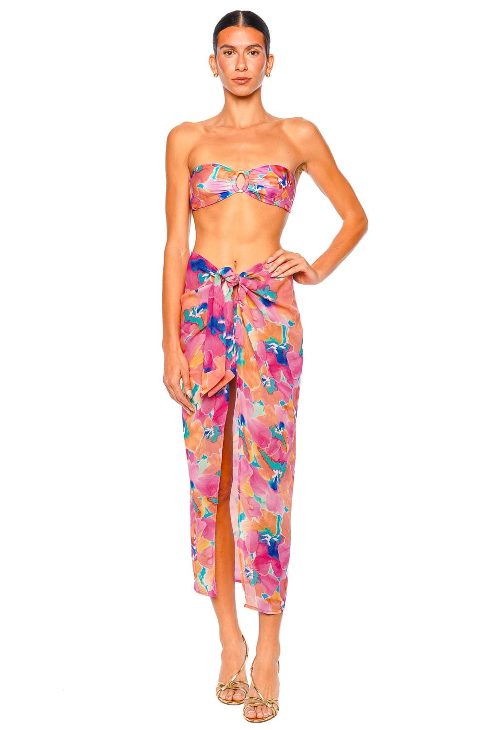 L*Space Portela Floral Print Sarong