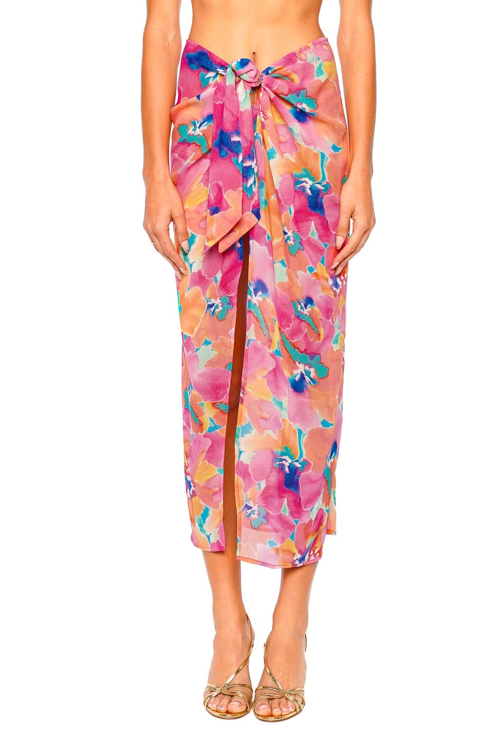 L*Space Portela Floral Print Sarong
