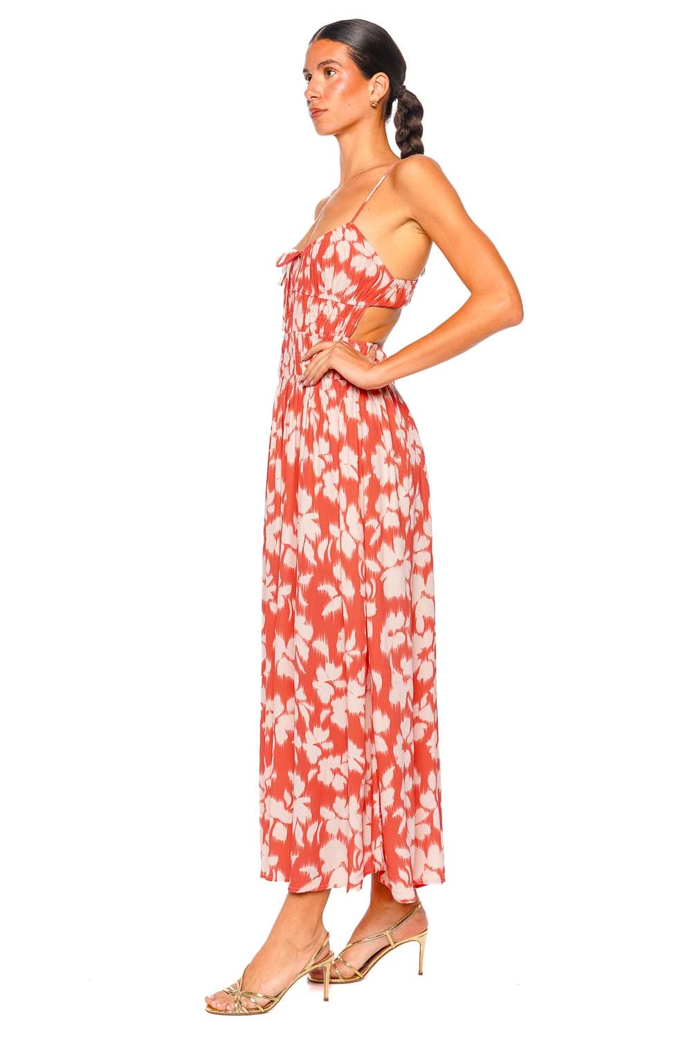 L*Space Tala Vignette Maxi Dress with Spaghetti Straps