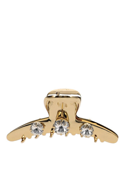 Clare Crystal Gold Claw Clip