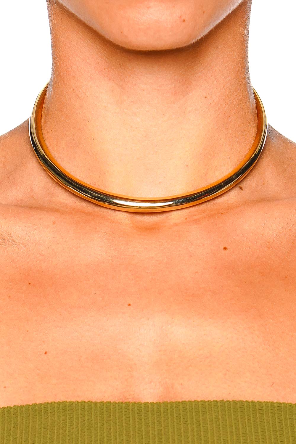Lelet NY Romy Metal Gold Collar Necklace