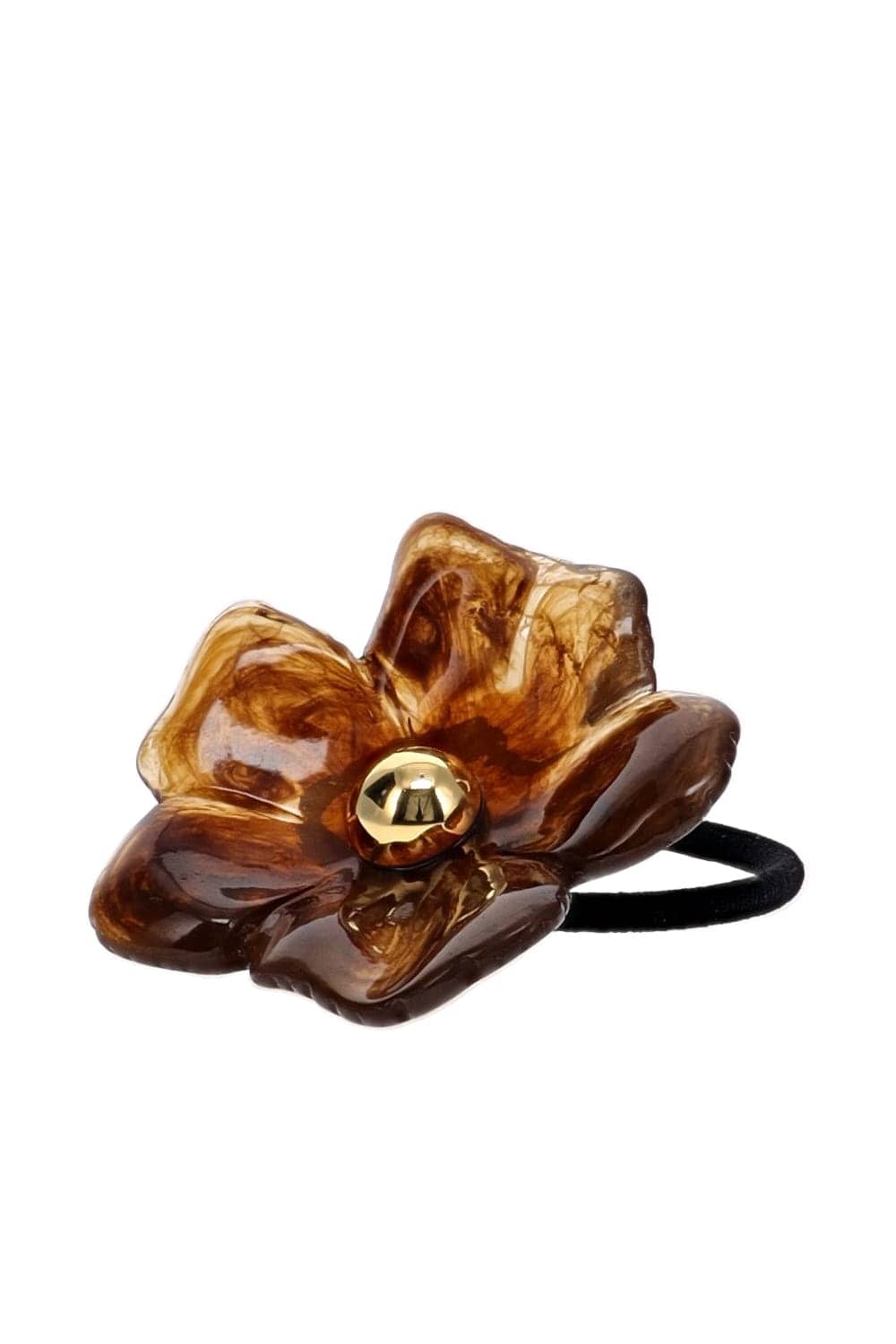 Lelet NY Resin Eden Tortoise Flower Hair Cuff