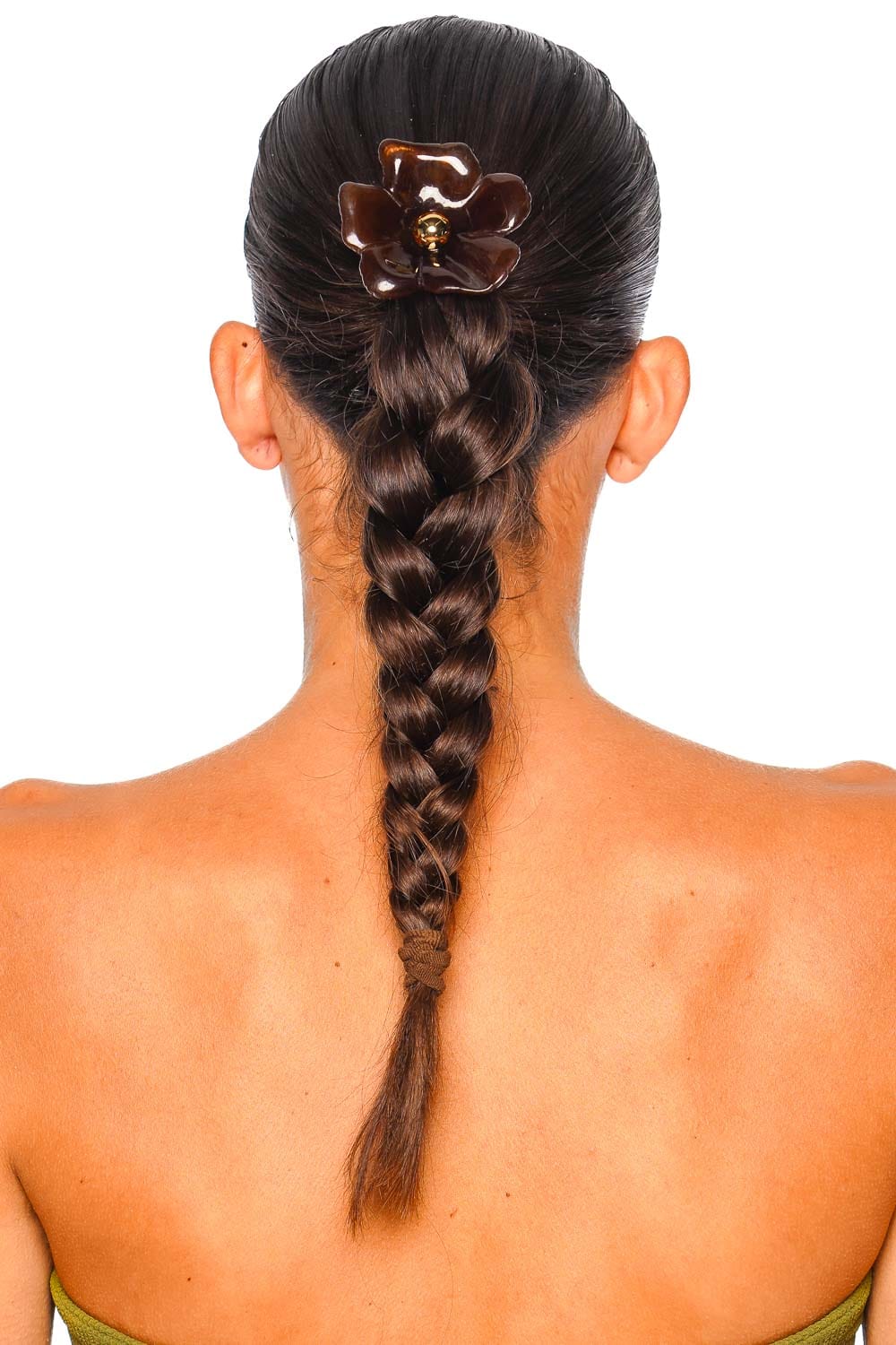 Lelet NY Resin Eden Tortoise Flower Hair Cuff