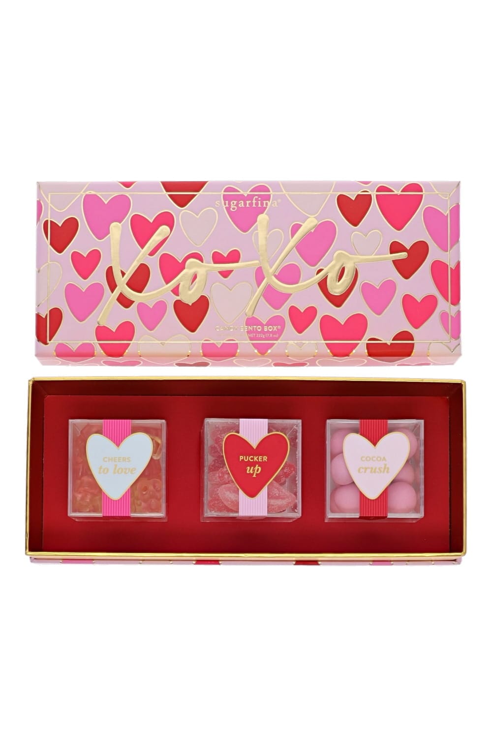 sugarfina Valentine's Day Luxe 3-Piece Candy Box