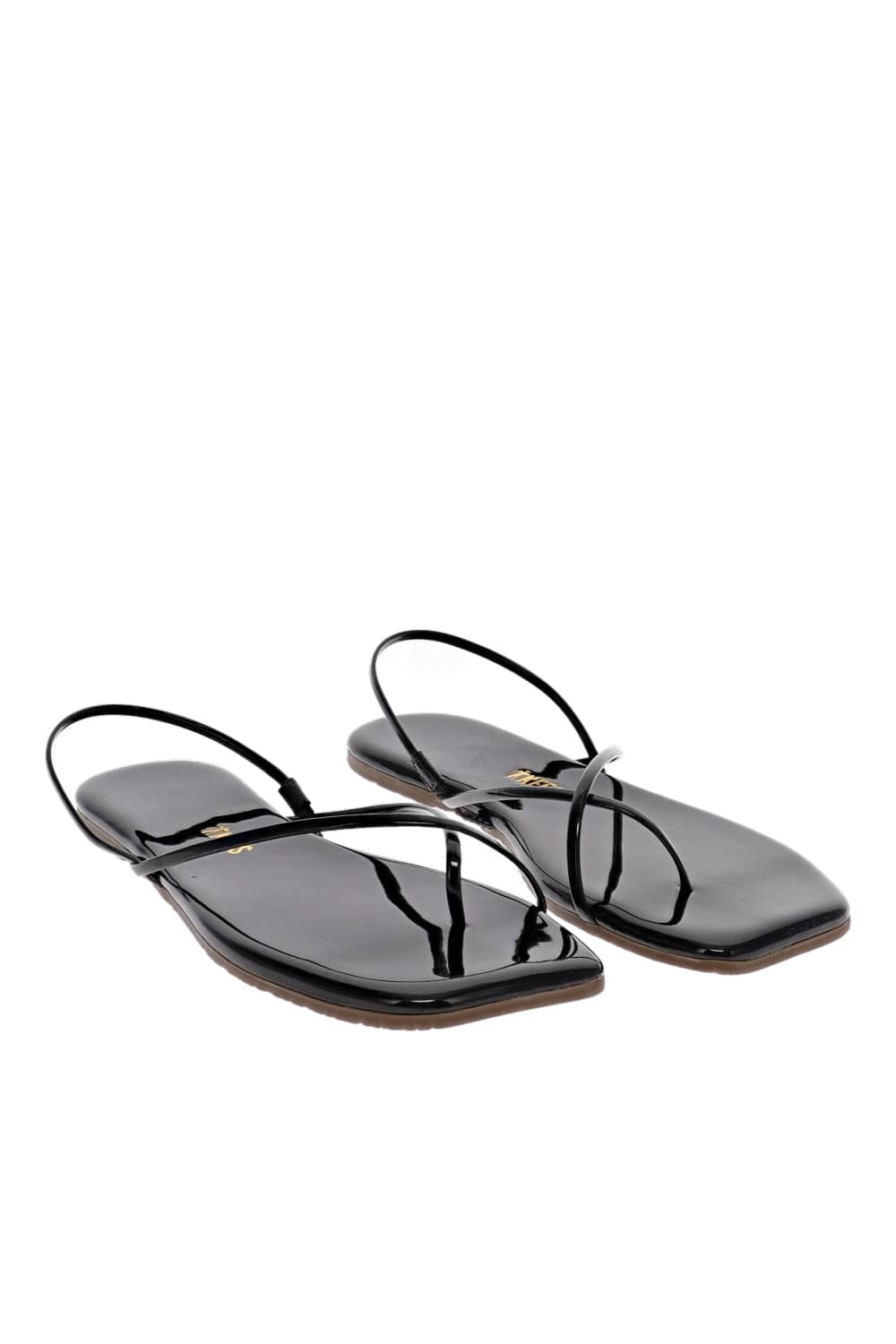 TKEES Square Toe Licorice Strappy Sandals