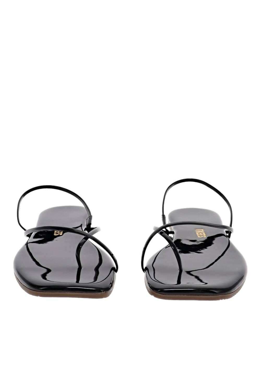 TKEES Square Toe Licorice Strappy Sandals