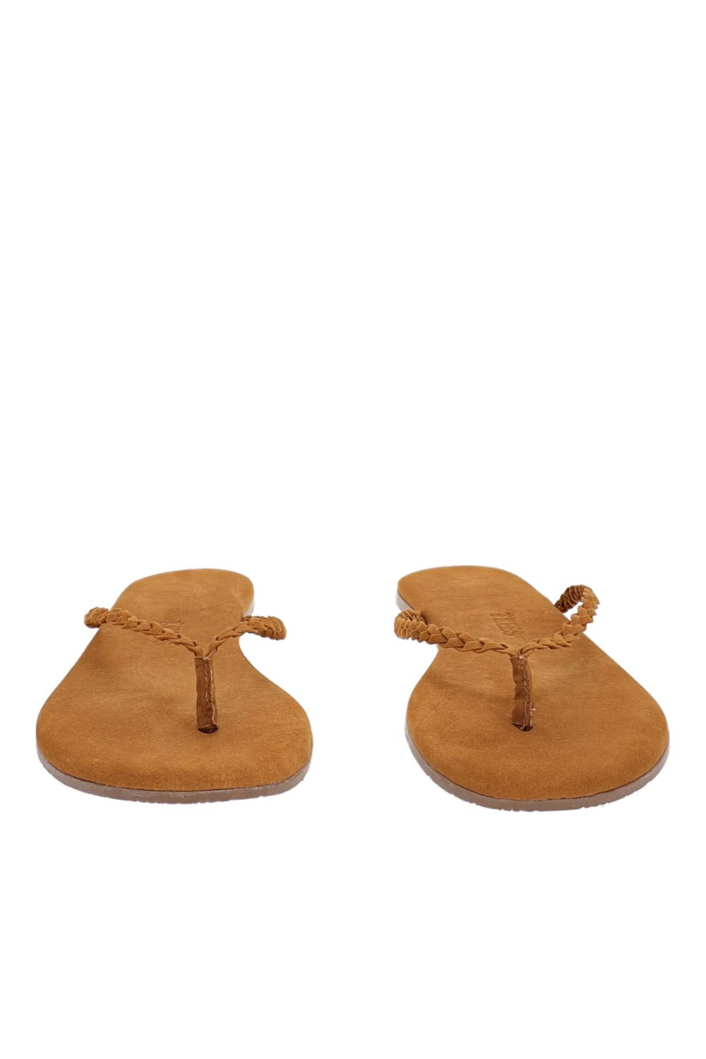 TKEES Lily Braid Camel Braided Thong Sandal
