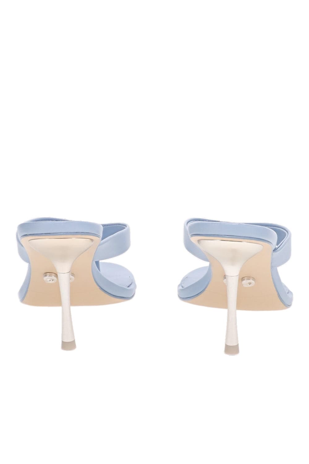 Cult Gaia Stella Coastal Blue Thong Mule High Heel Sandals