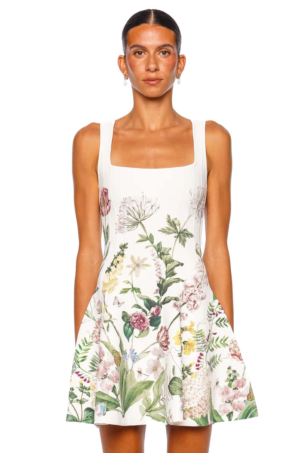 Cara Cara Velma Ivory Strappy Mini Dress