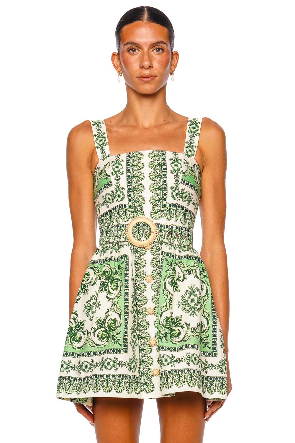 Cara Cara Candy Mint Strap Mini Dress