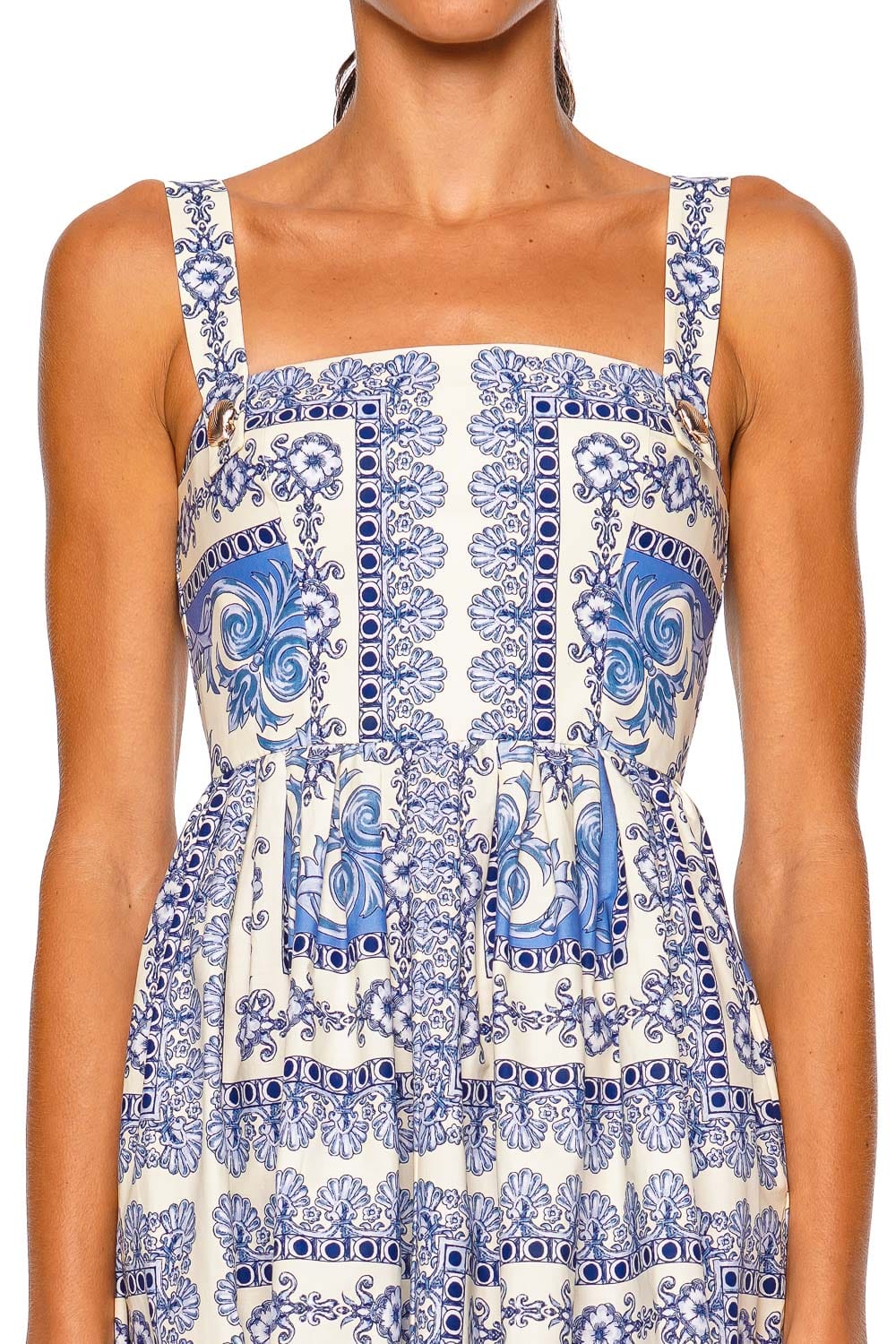 Cara Cara Micaela Sky Strappy Mini Dress