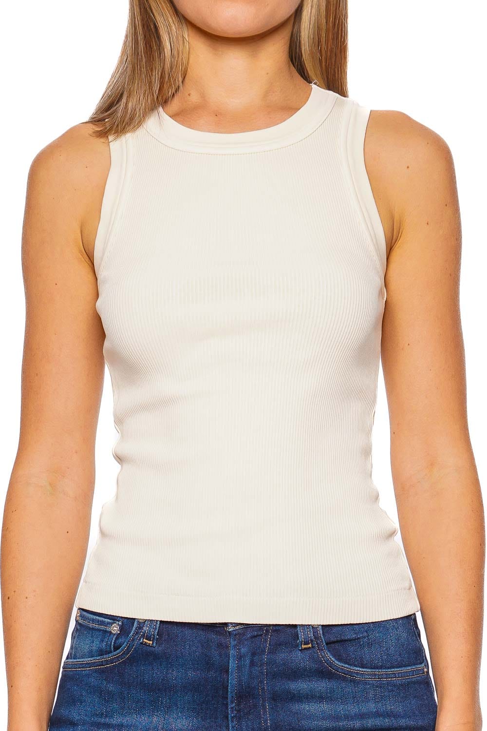 Citizens of Humanity Dune Isabel Ribbed Tank Top Sleeveless