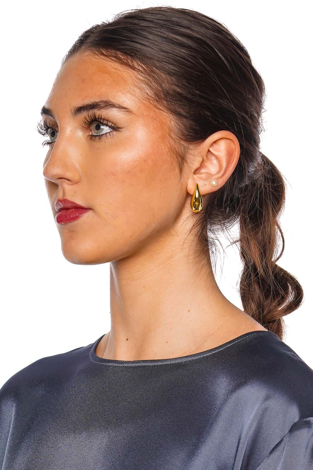 BaubleBar Ella Teardrop Gold Earrings