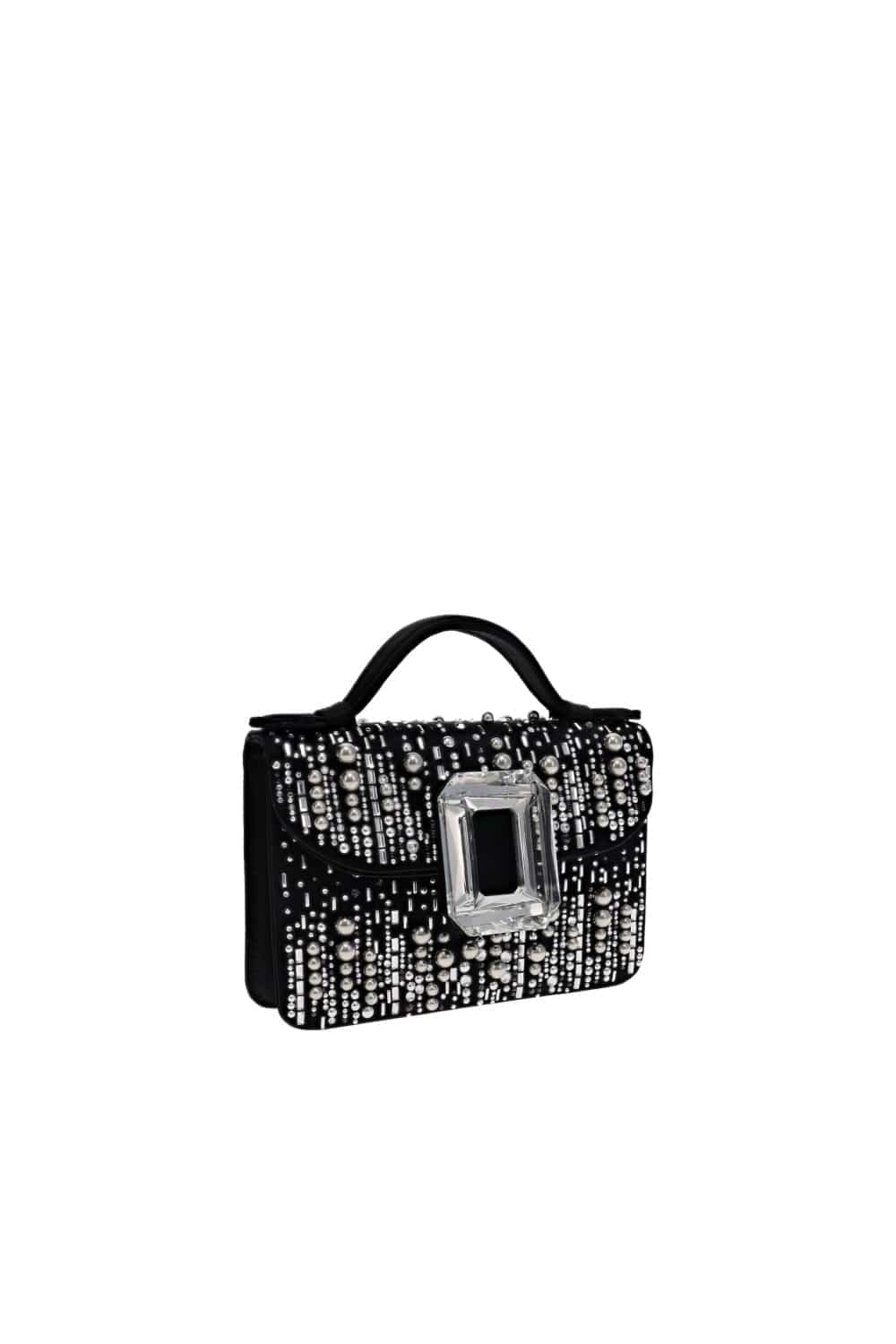 Gedebe Chelsea Square Mini Embellished Top Handle Bag