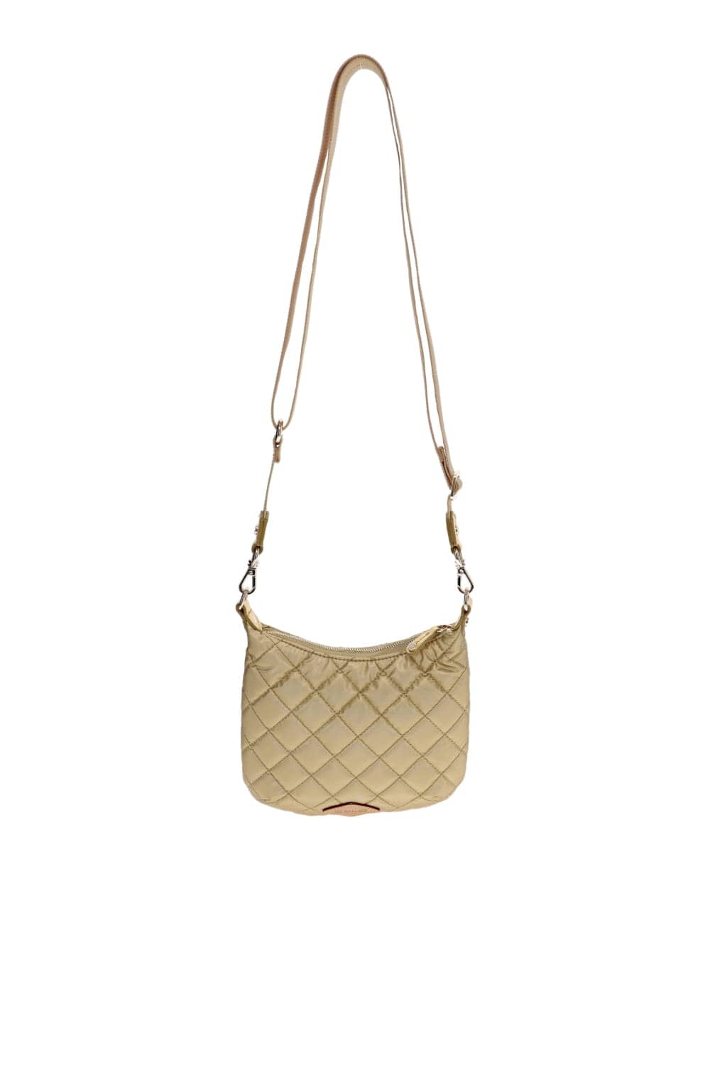 Mini Crosby Sienna Light Gold Quilted Crossbody Bag