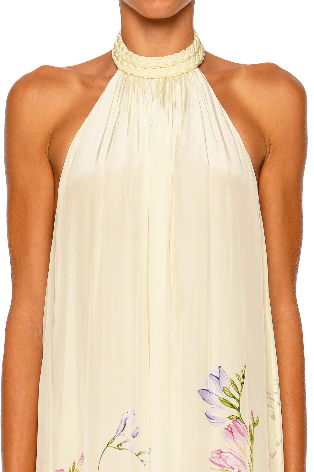 Hemant and Nandita Avya Multi Halter Neck Maxi Dress