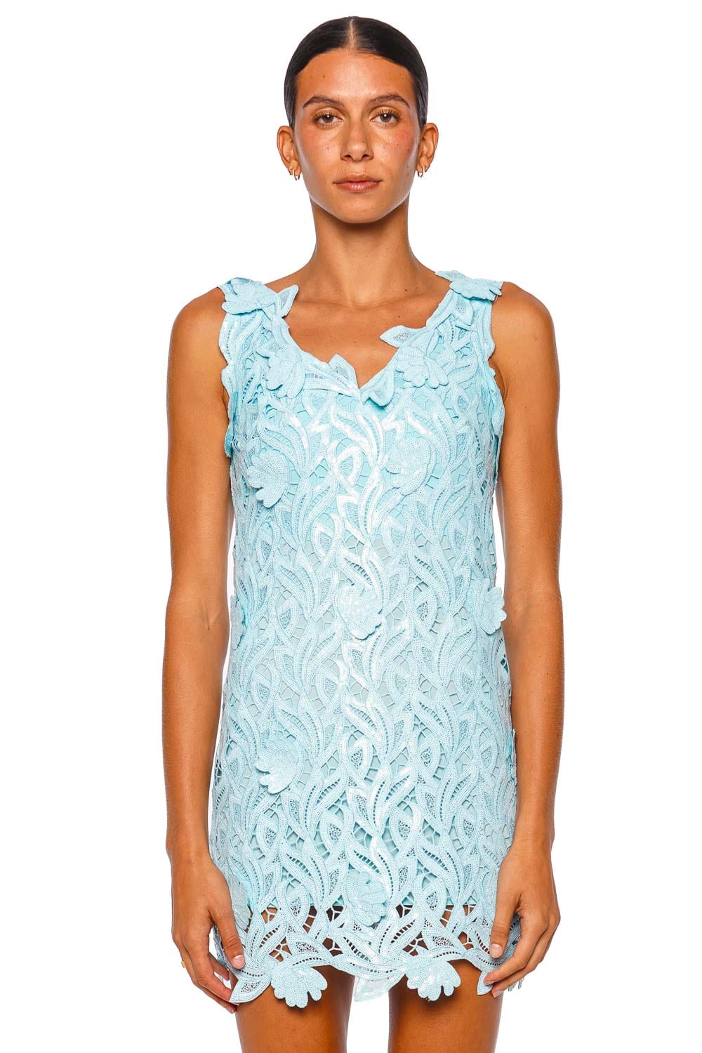 SIMKHAI Raina Pool Sleeveless Mini Dress