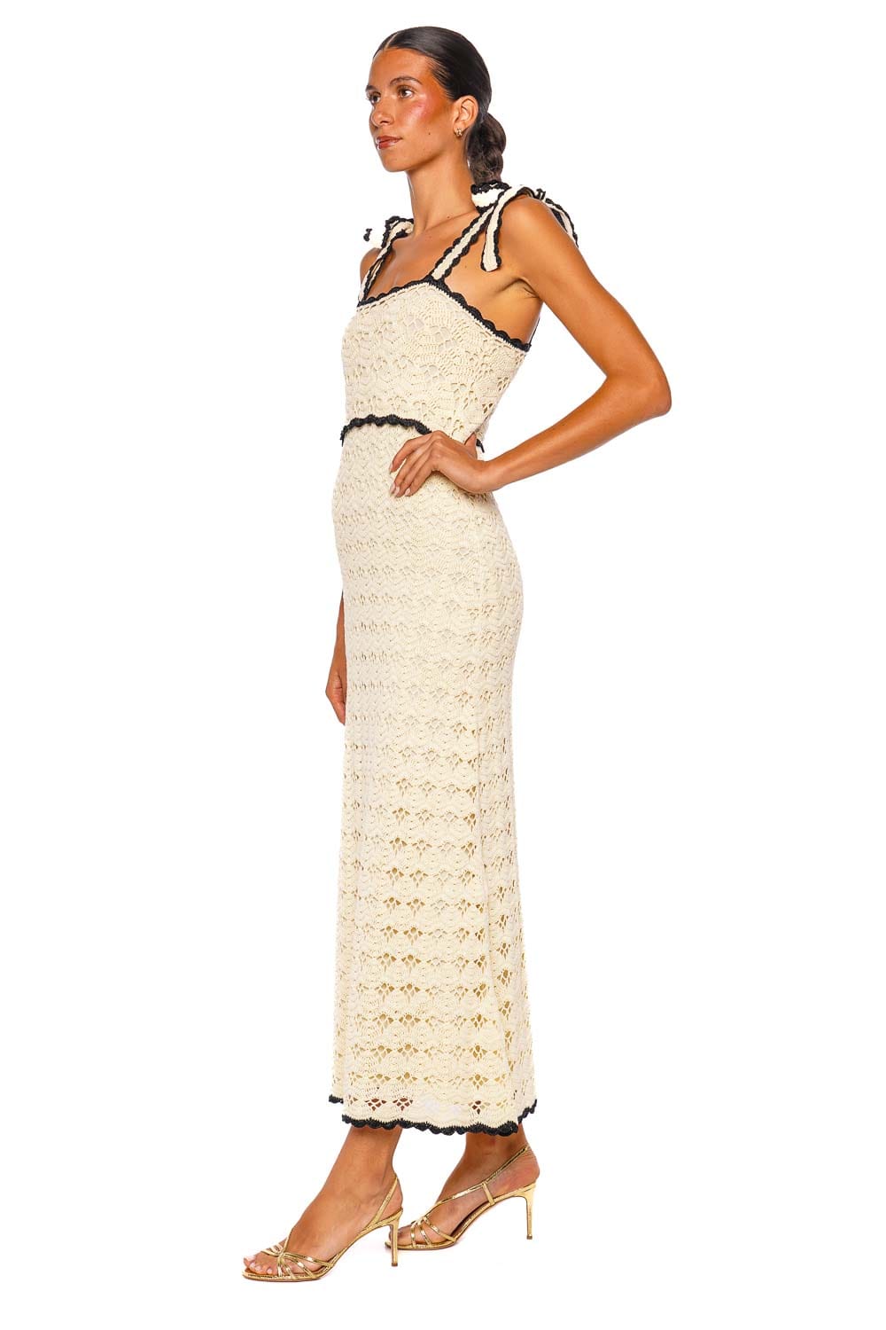 SIMKHAI Nelly Tulip Stripe Bustier Mini Dress