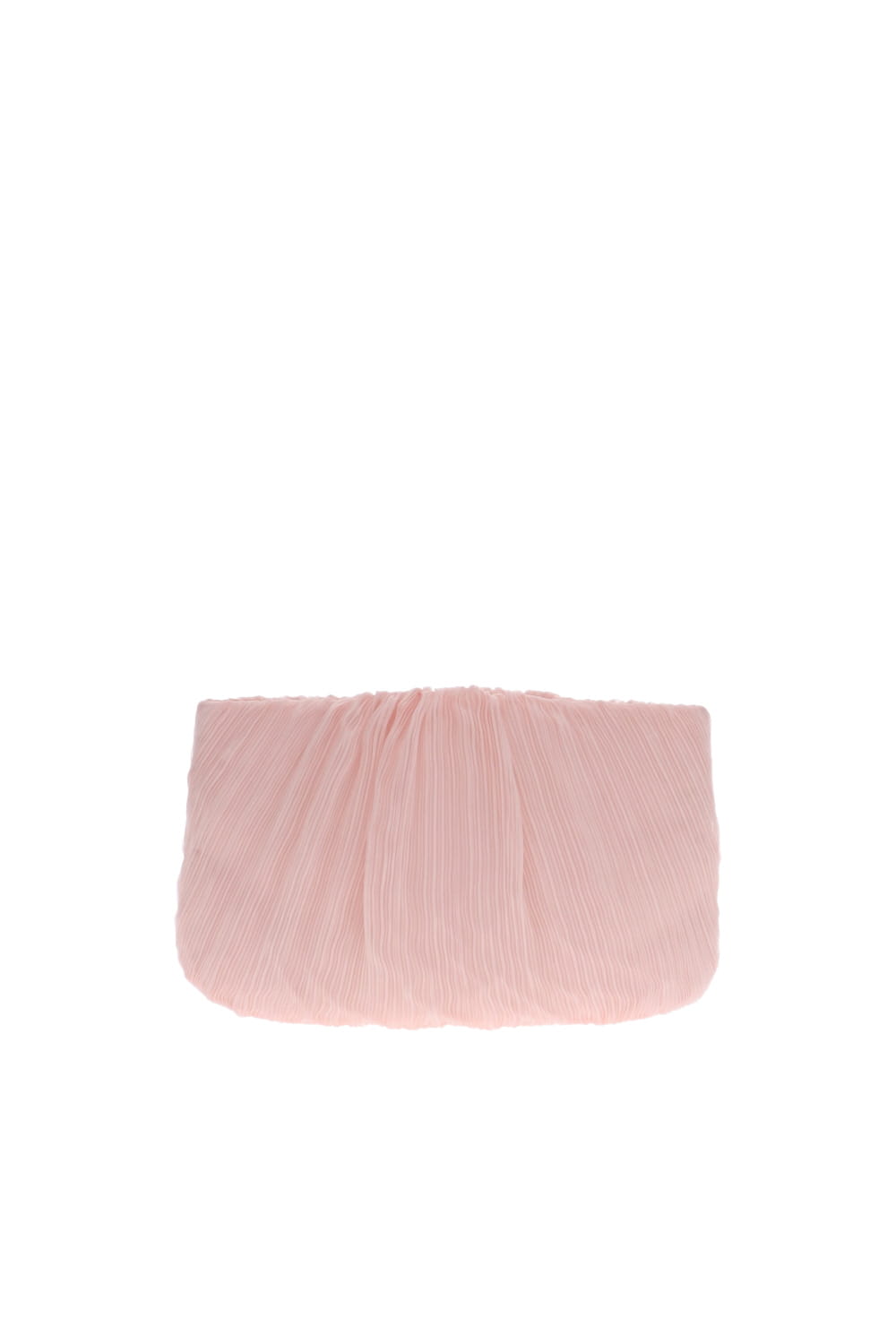 Loeffler Randall Brit Pleated Flat Clutch Pale Pink