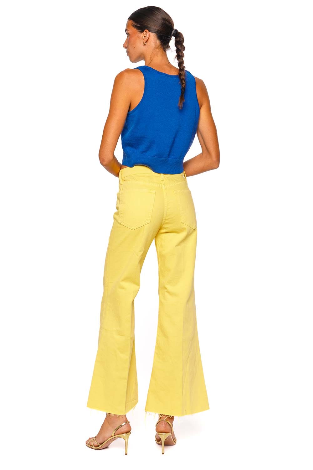 MOTHER Denim The Relaxed Open Table Knit Tank