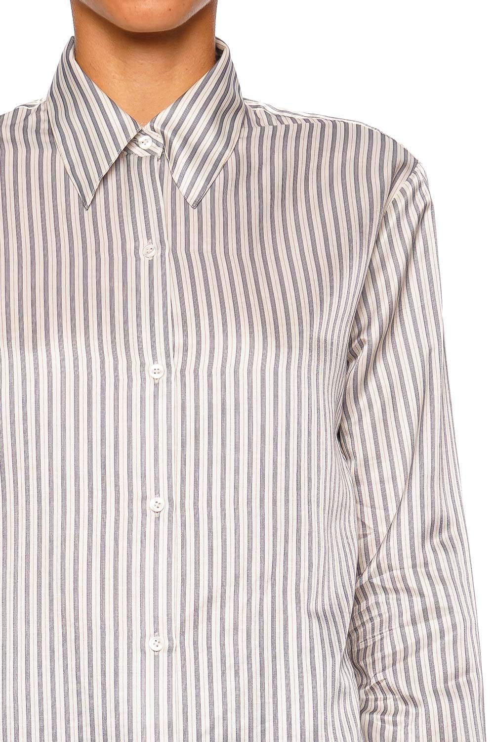 Citizens of Humanity Camilia Mirada Stripe Beige Long Sleeve Button Down Shirt