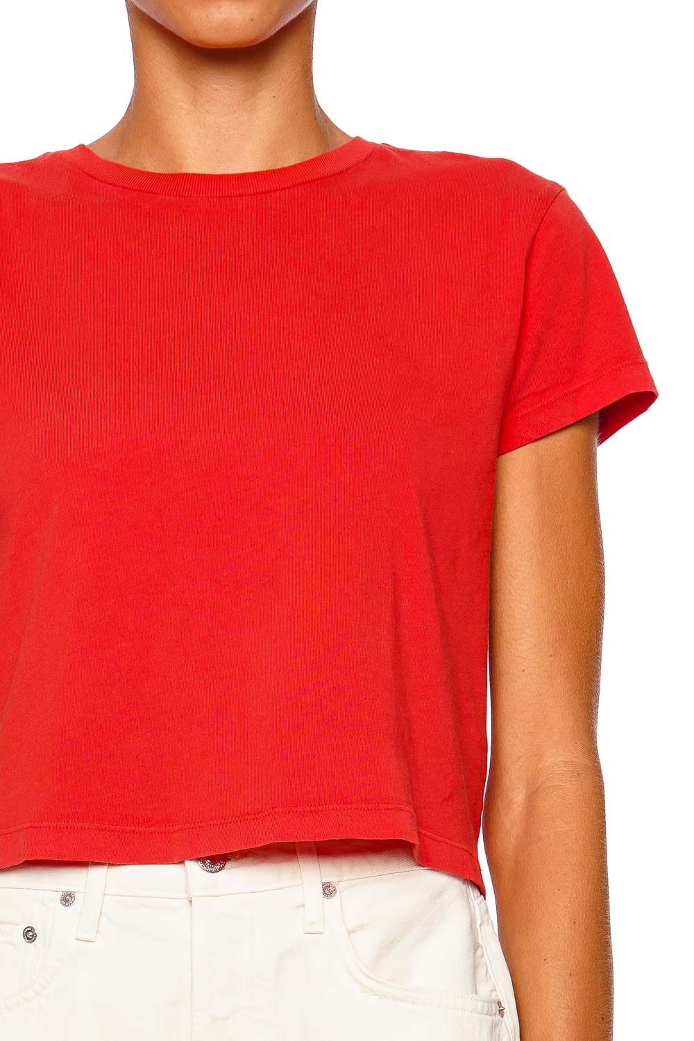 AGOLDE Adine Carnival Short Sleeve Cropped Tee