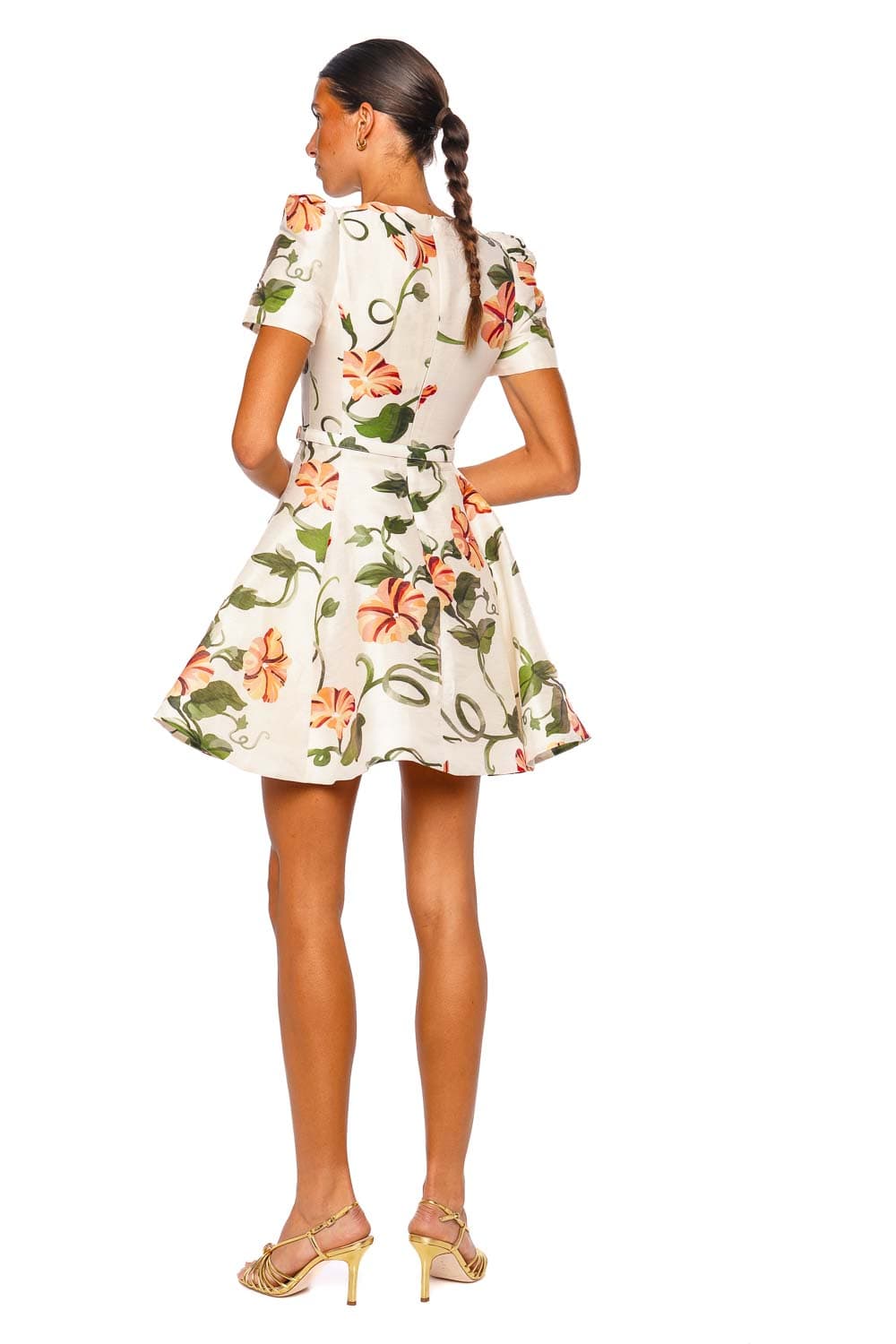 short spring dress Leo Lin Elyse Short Sleeve Belted Mini Dress