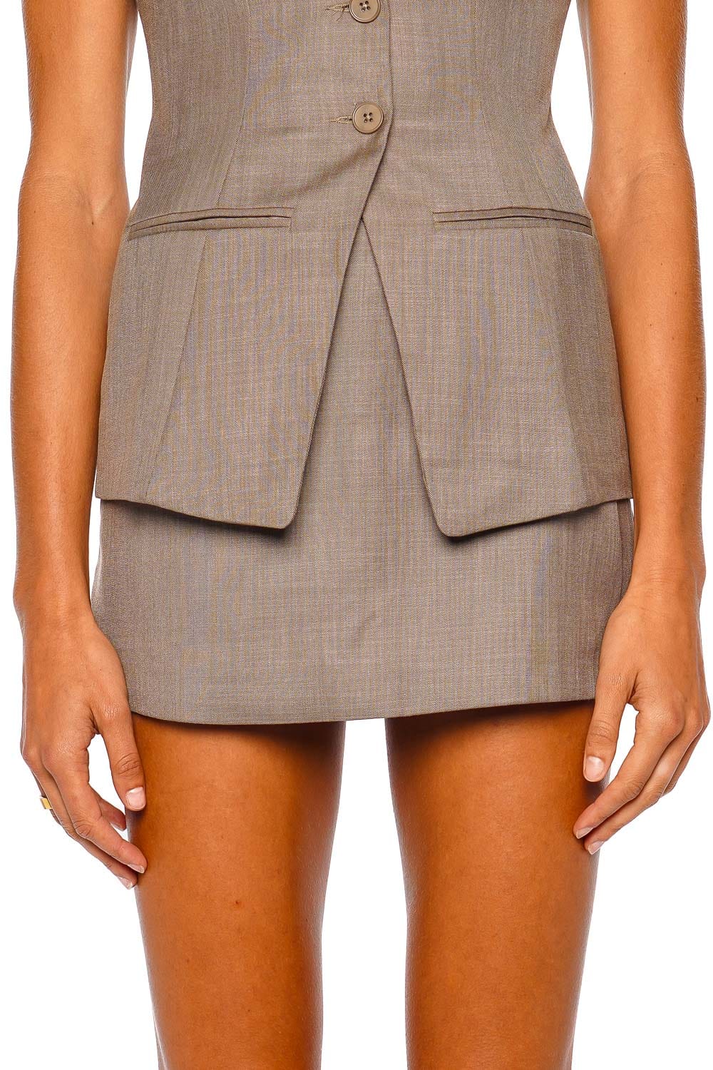 Shona Joy Asher Rock Wrap Mini Skort