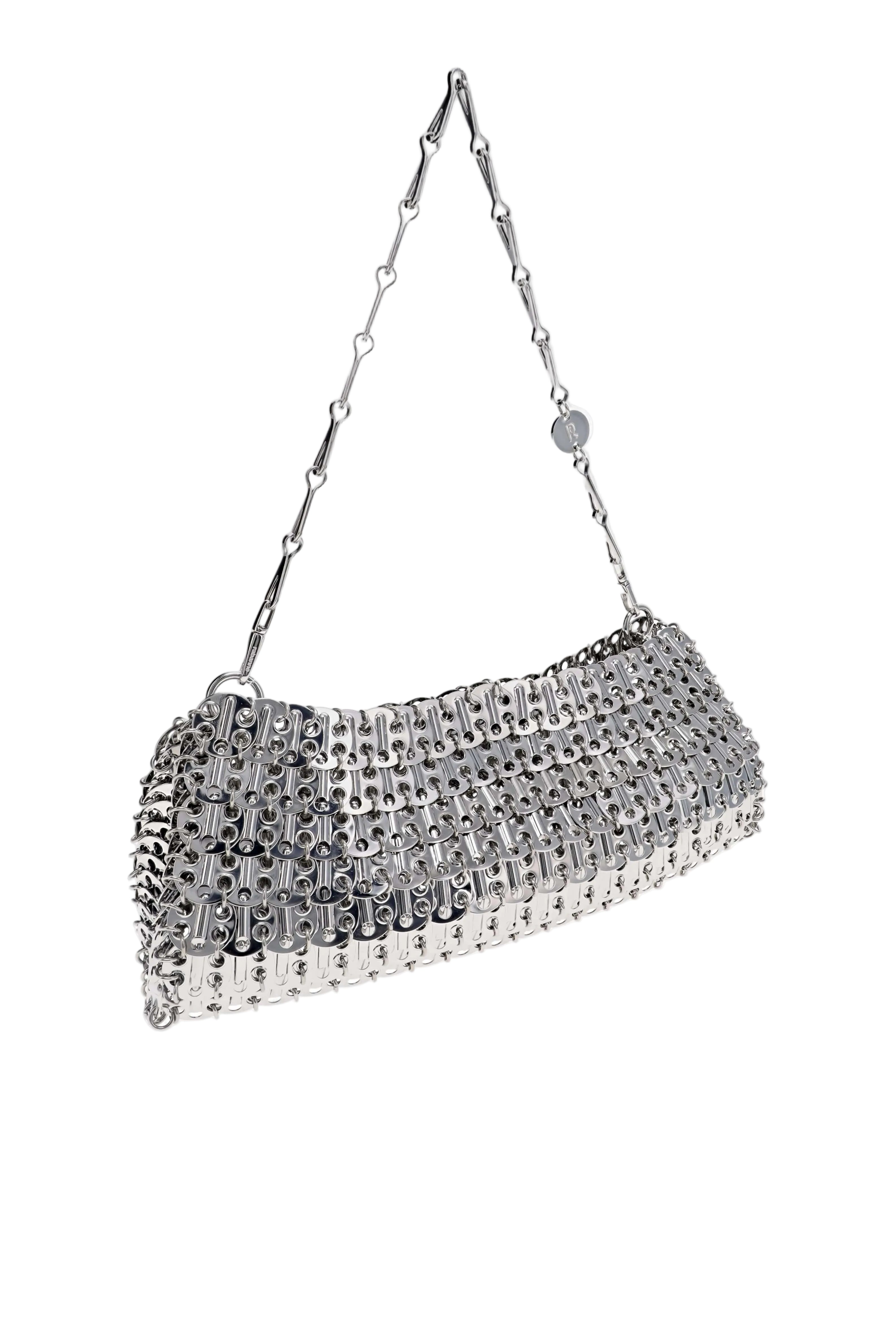 Rabanne SAC A MAIN Silver Metallic Chainmail Shoulder Bag