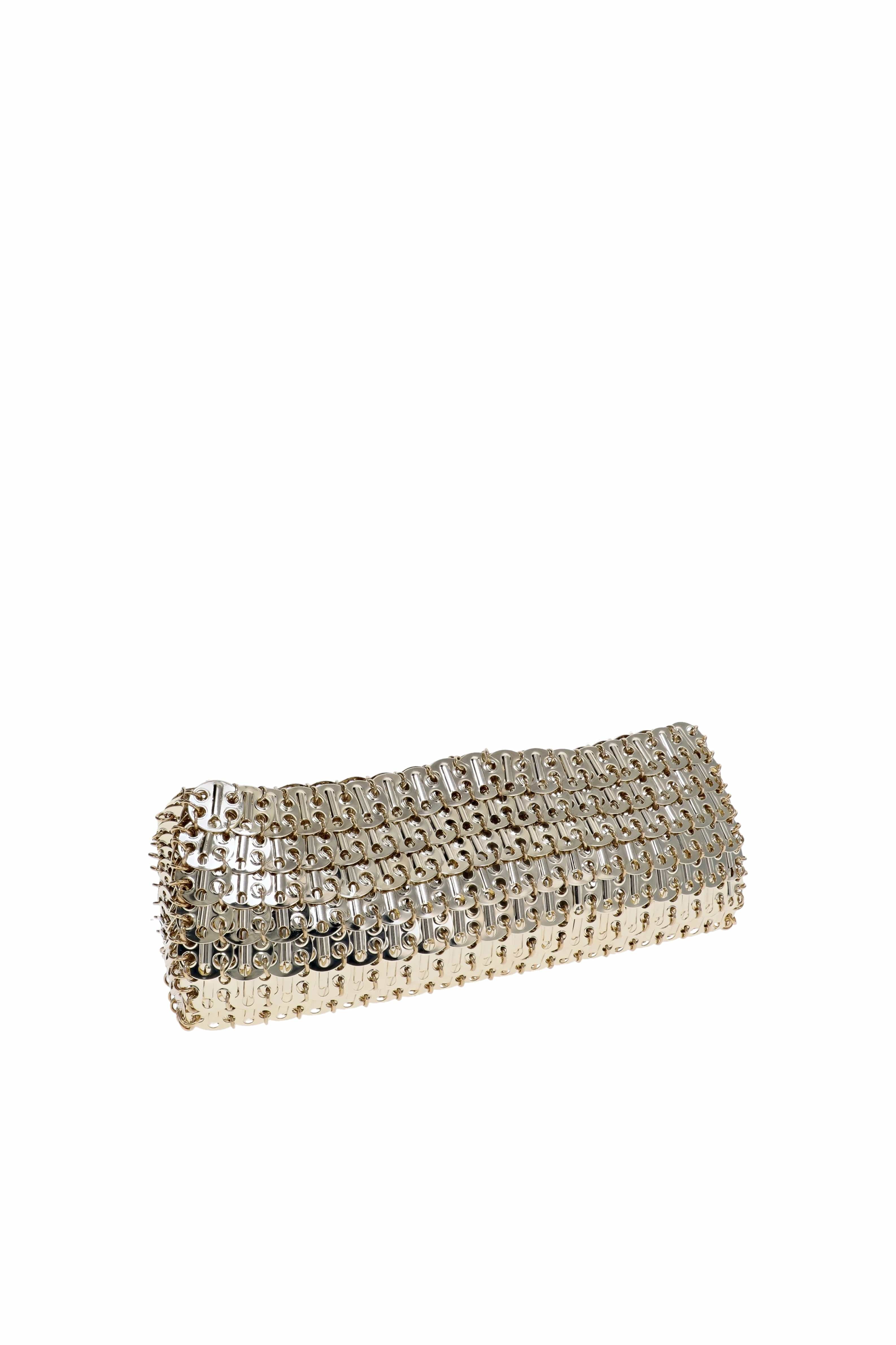 Rabanne SAC A MAIN Gold Metallic Chainmail Clutch Bag