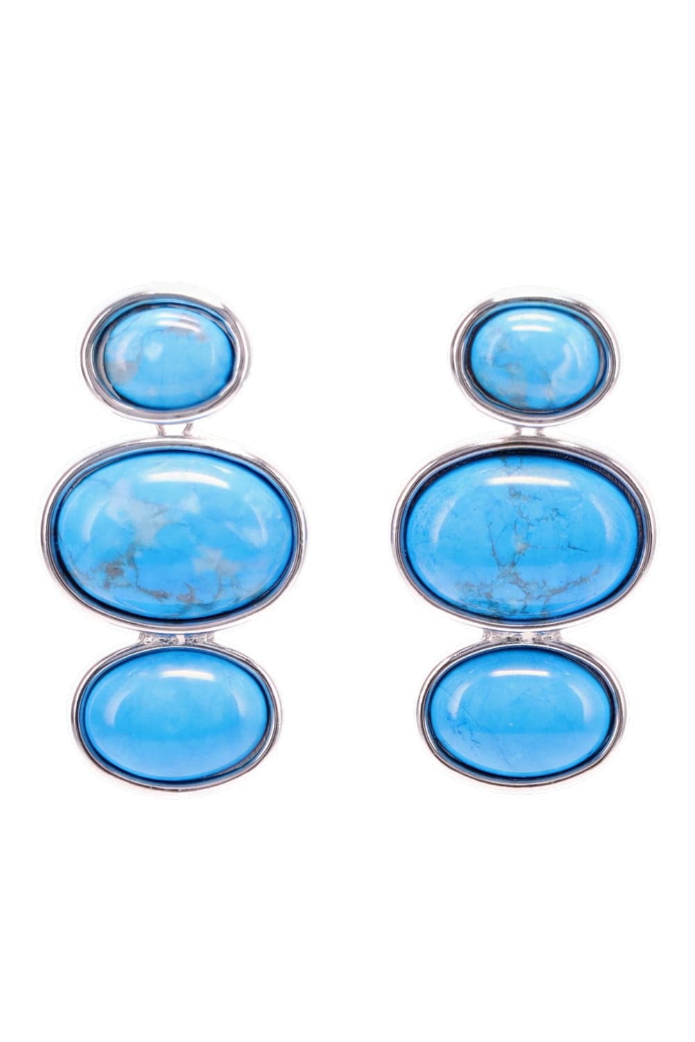 Lelet NY Vega Stone Linear Turquoise Drop Earrings