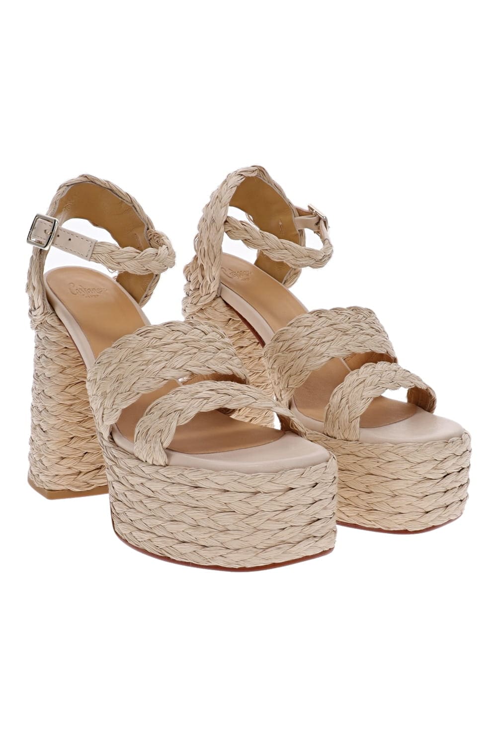 Castaner Fresa Crudo Braided Platform Sandal