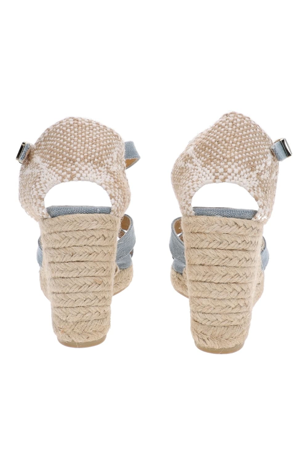 Castaner Bruna Wedge Aqua Espadrille Wedge Sandal
