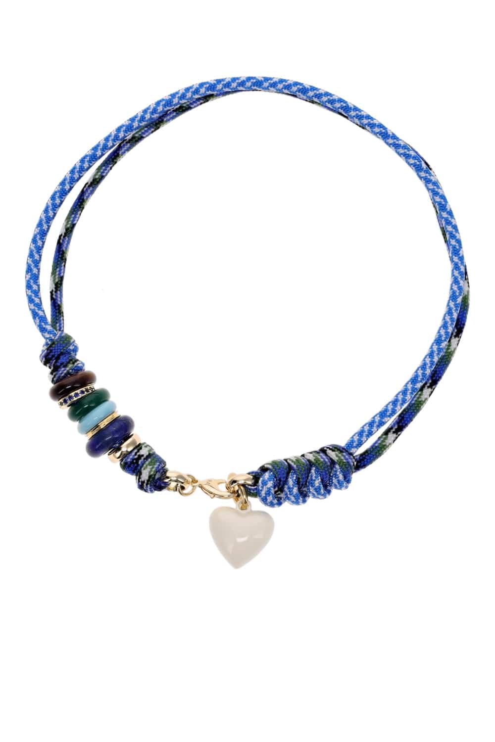 Roxanne Assoulin Super Size Happy Cord Beaded Charm Necklace