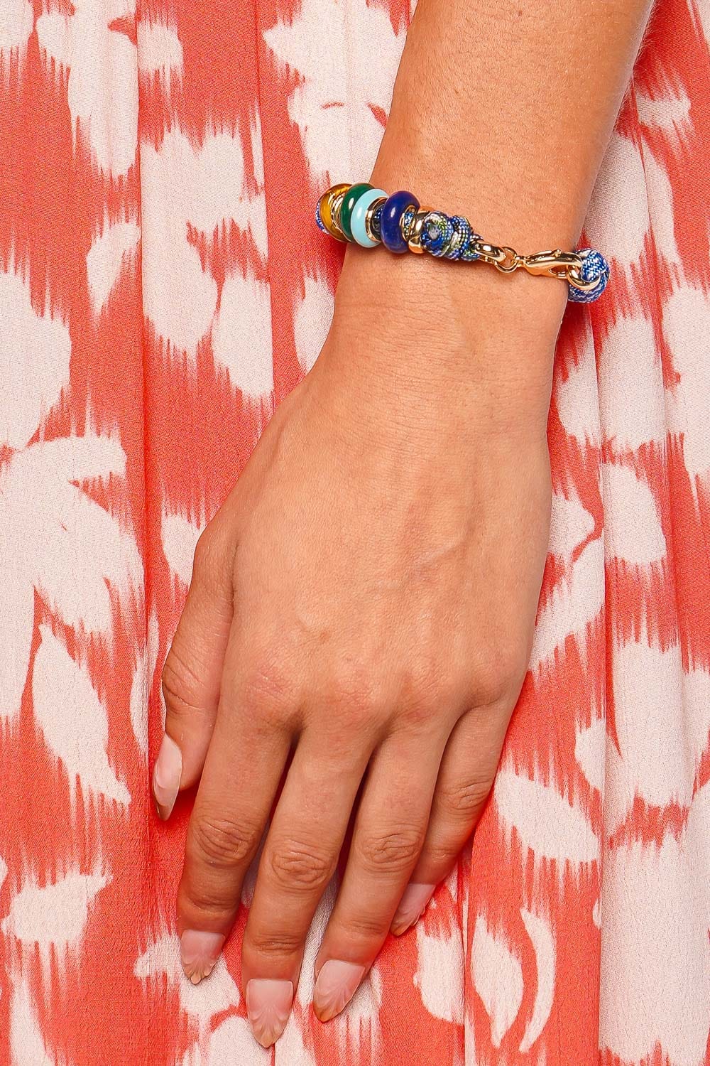 Roxanne Assoulin Super Size Gold Multi Happy Cord Bracelet