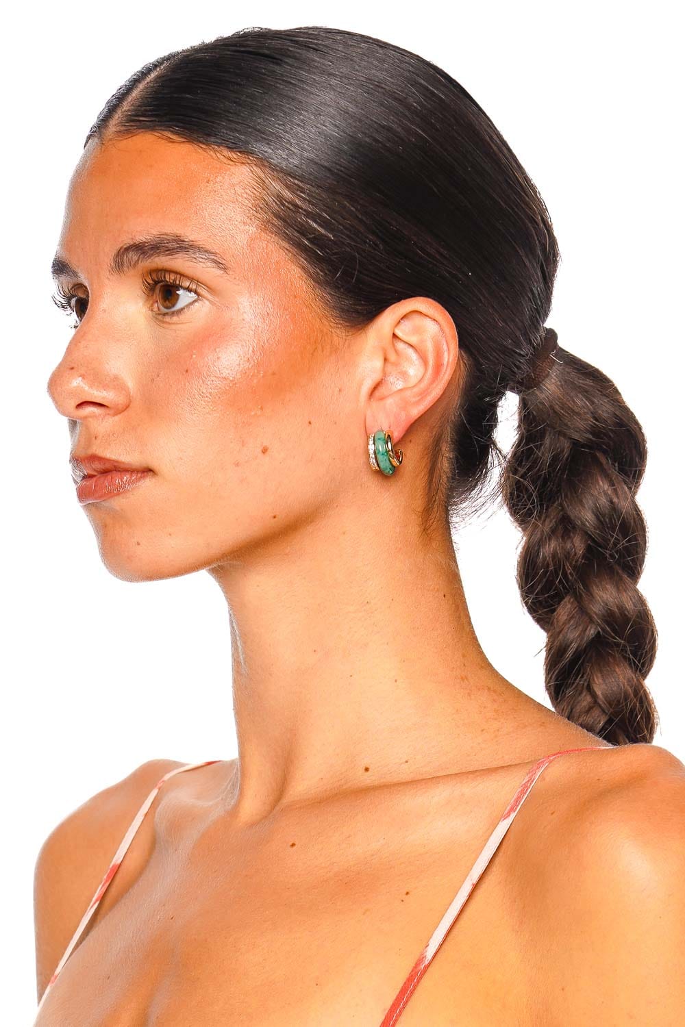 Roxanne Assoulin The Stone Gold Multi Petite Huggie Earrings