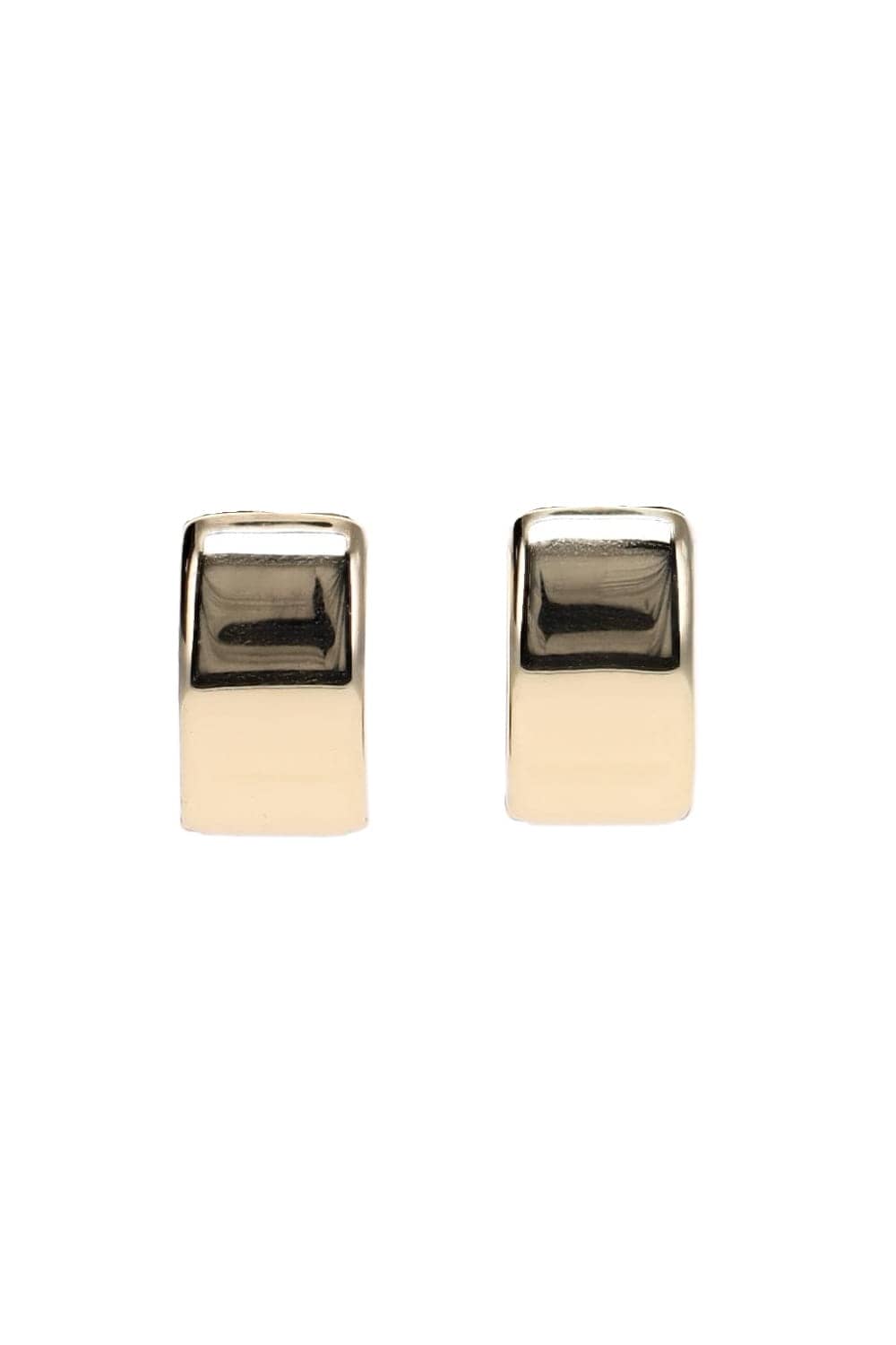 Roxanne Assoulin Cushion Hinge Gold Hoop Earrings