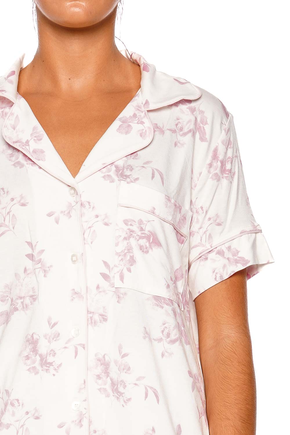 Eberjey Gisele Rose Garden Pajama Short Set