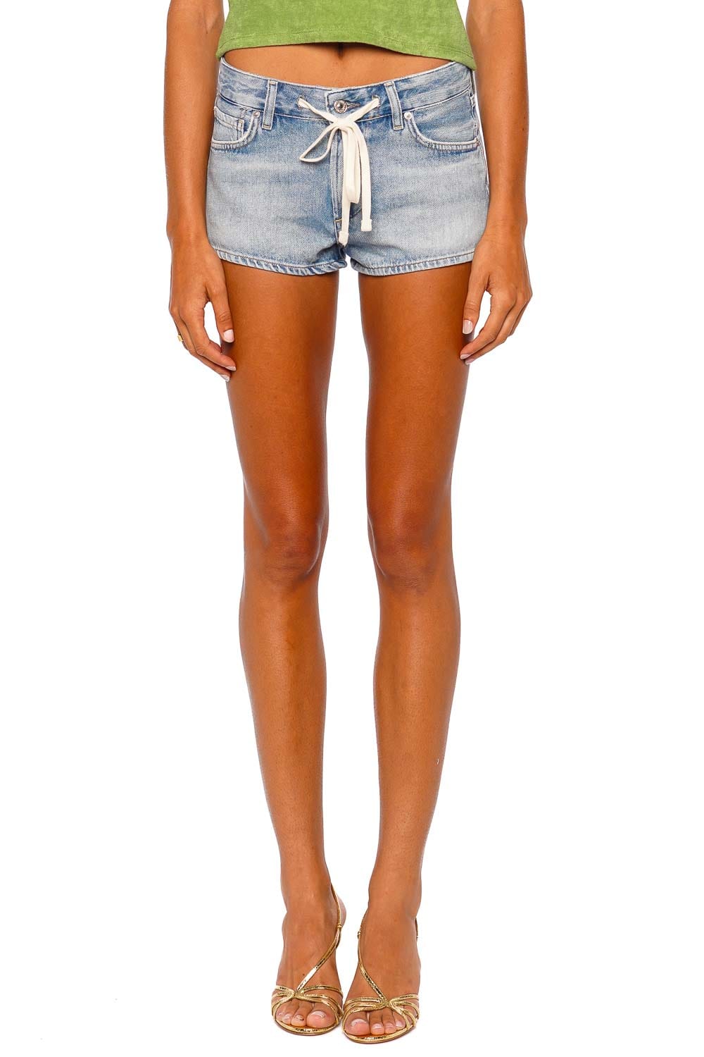 Citizens of Humanity Pool Ritual Drawstring Denim Mini Short