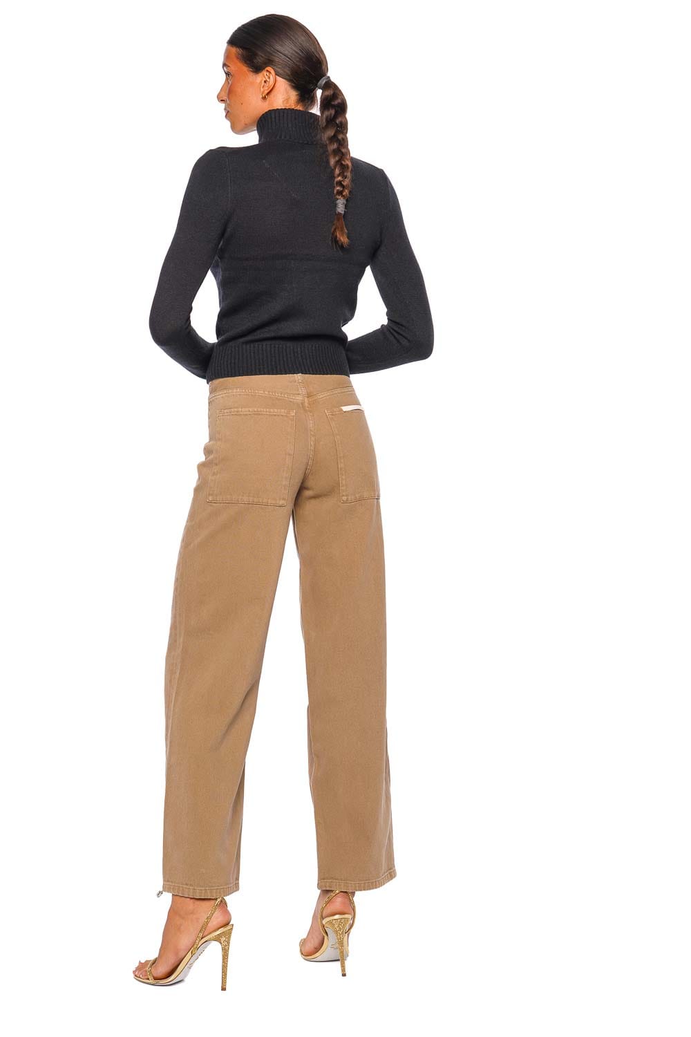 Still Here Bleecker Black Long Sleeve Zip Front Sweater