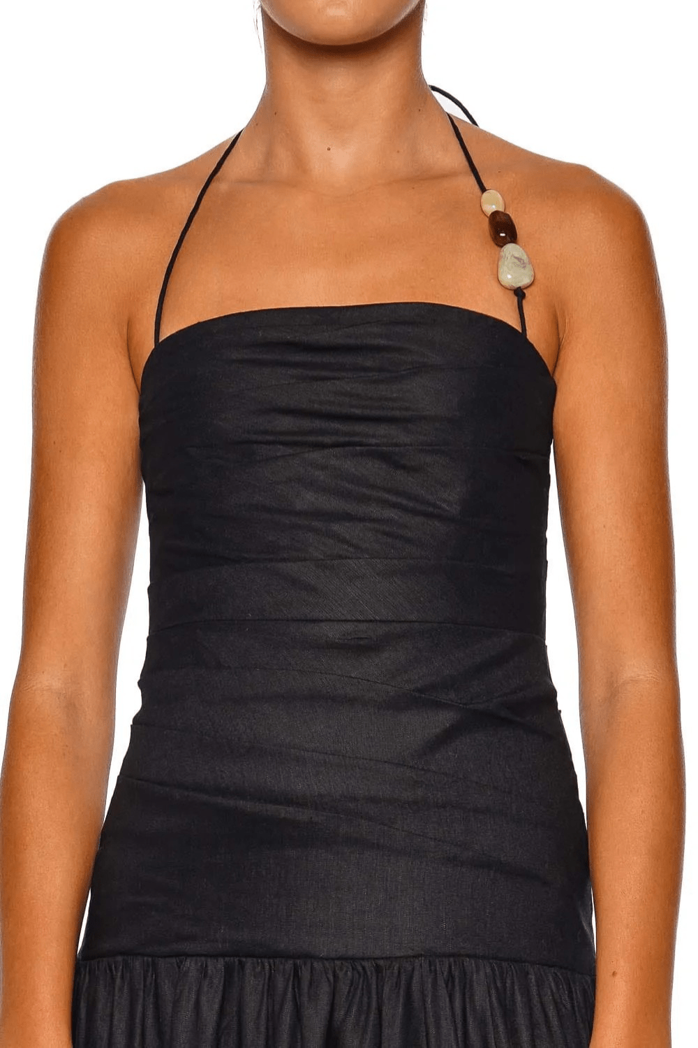 Shona Joy Kasbah Draped Halter Maxi Dress