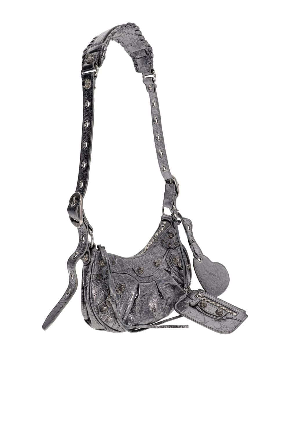 Lola's Closet Balenciaga Le Cagole Metallic Leather Shoulder Bag