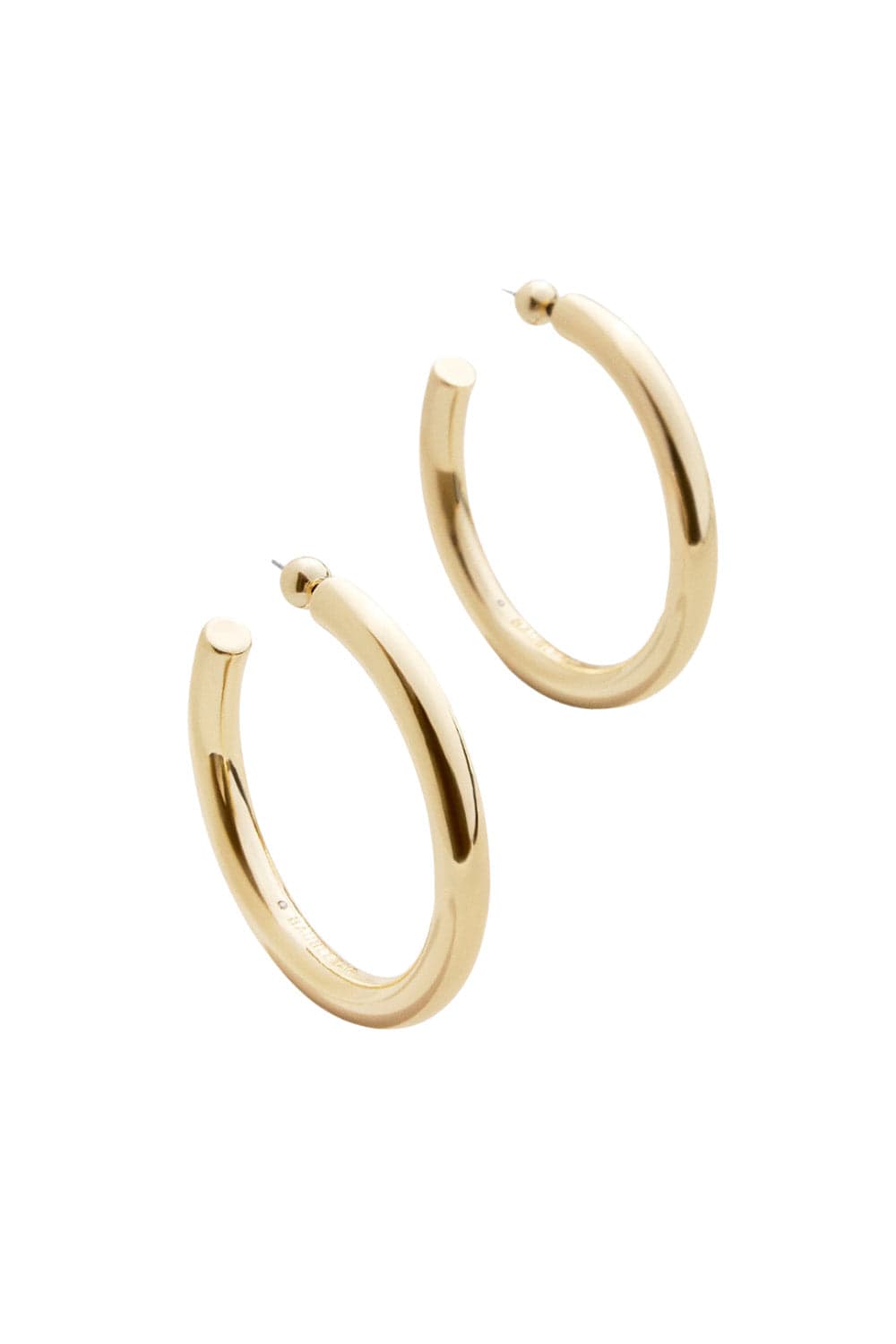 BaubleBar Dalilah Large Gold Hoop Earrings