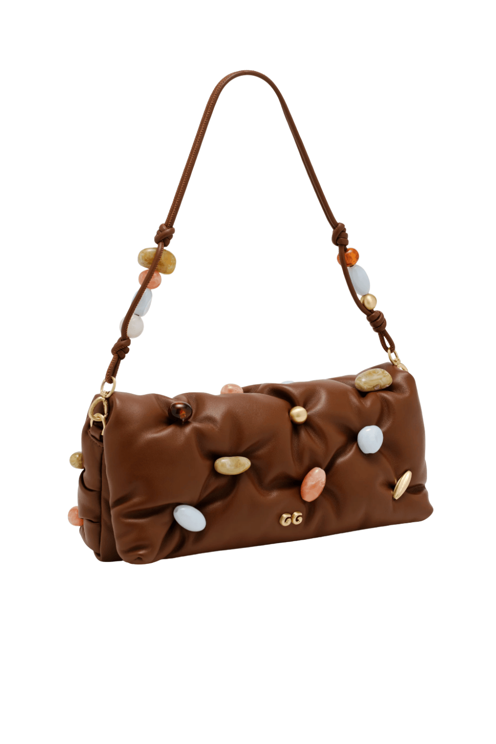 Cult Gaia Amalia Saddle Bauble Multi Clutch Bag