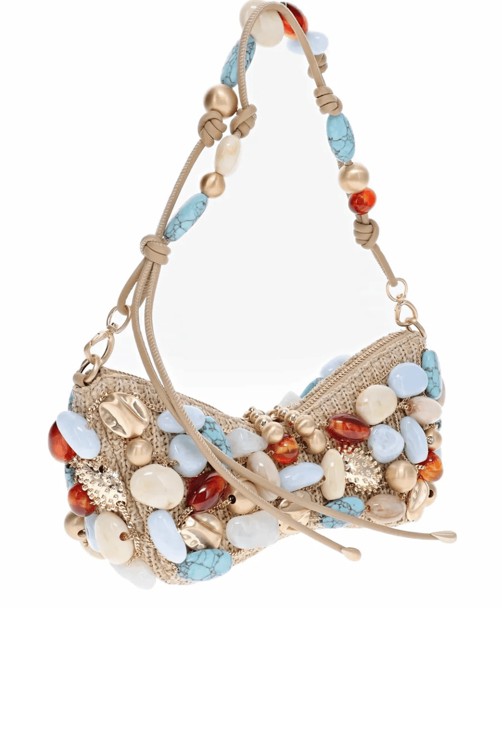 Cult Gaia Mercier Ibiza Turquoise Bauble Shoulder Bag
