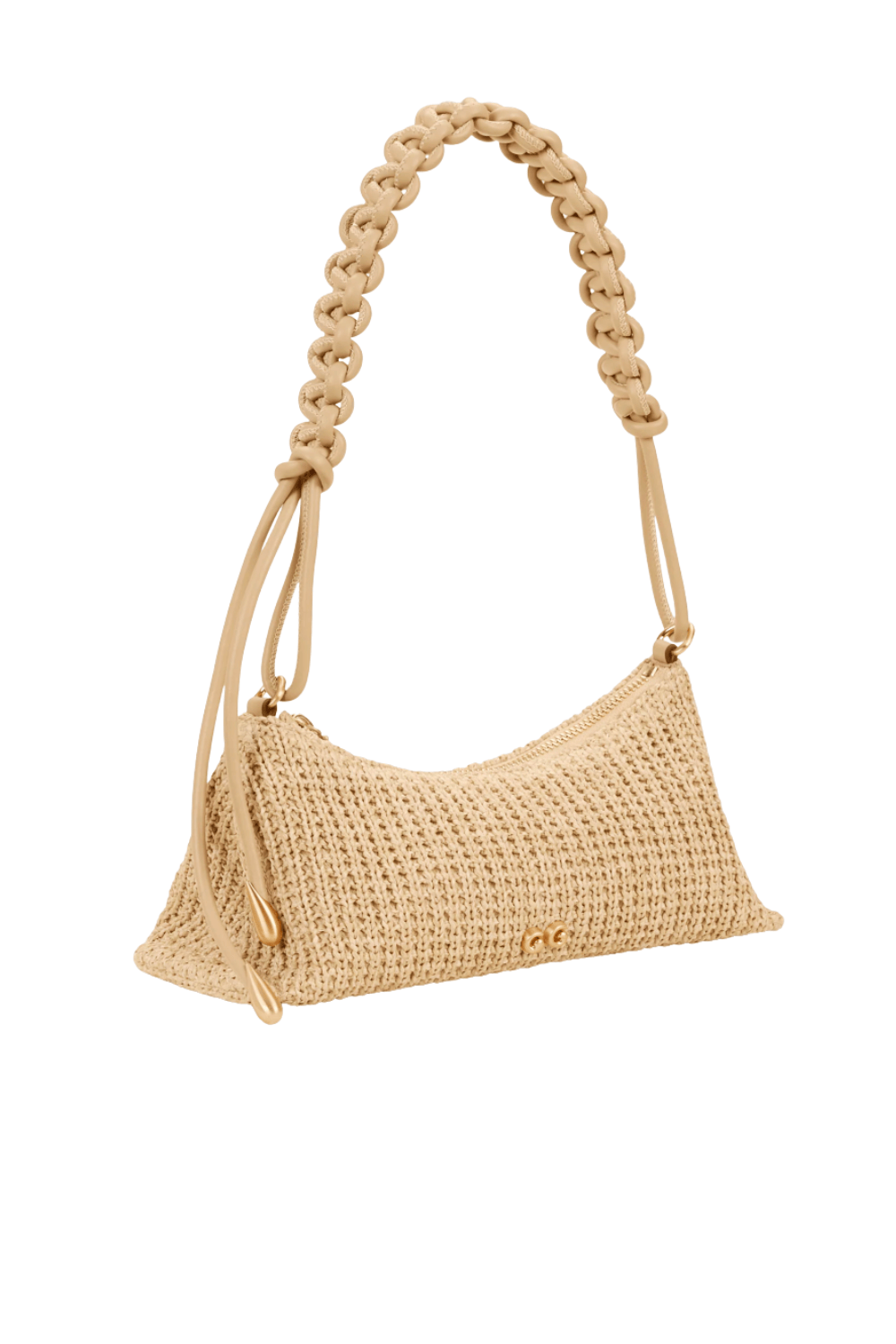 Cult Gaia Osa Natural Braided Handle Shoulder Bag