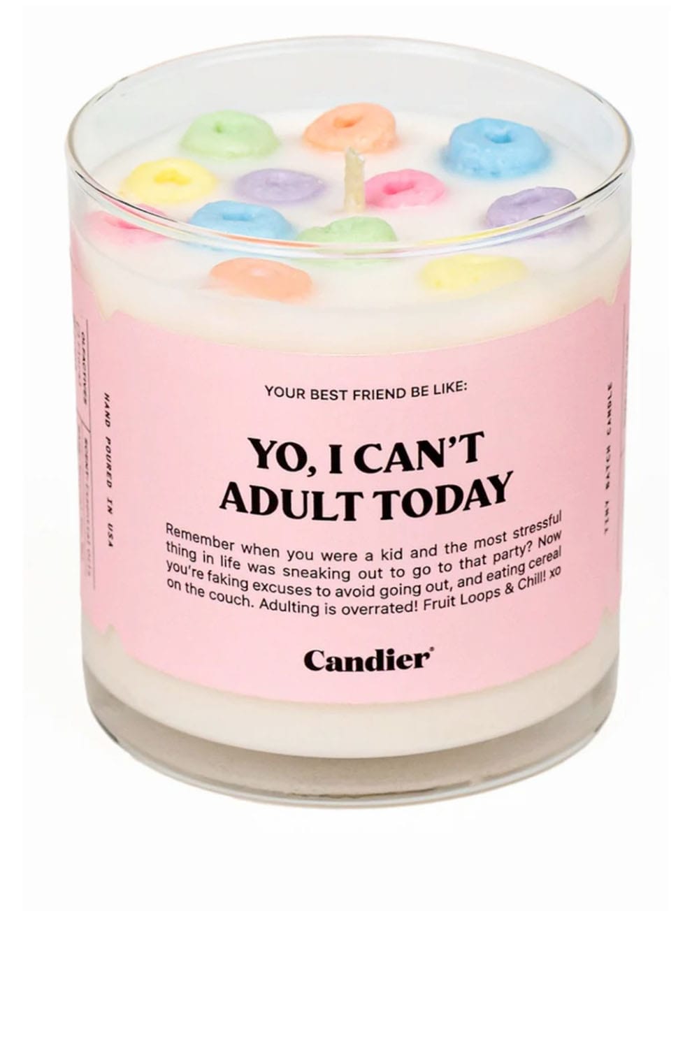 Candier Can't Adult Today Candle