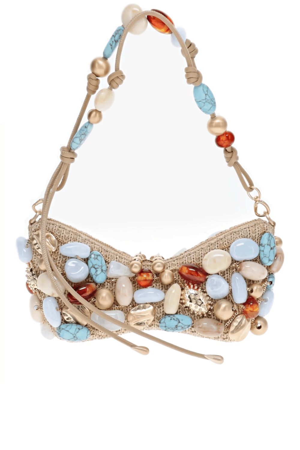 Cult Gaia Mercier Ibiza Turquoise Bauble Shoulder Bag