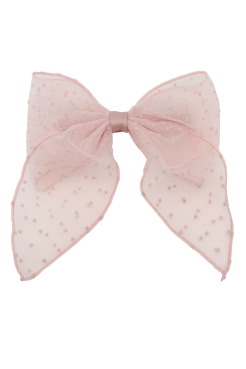 EMI JAY Sheer Baby Mauve Bow Barrette