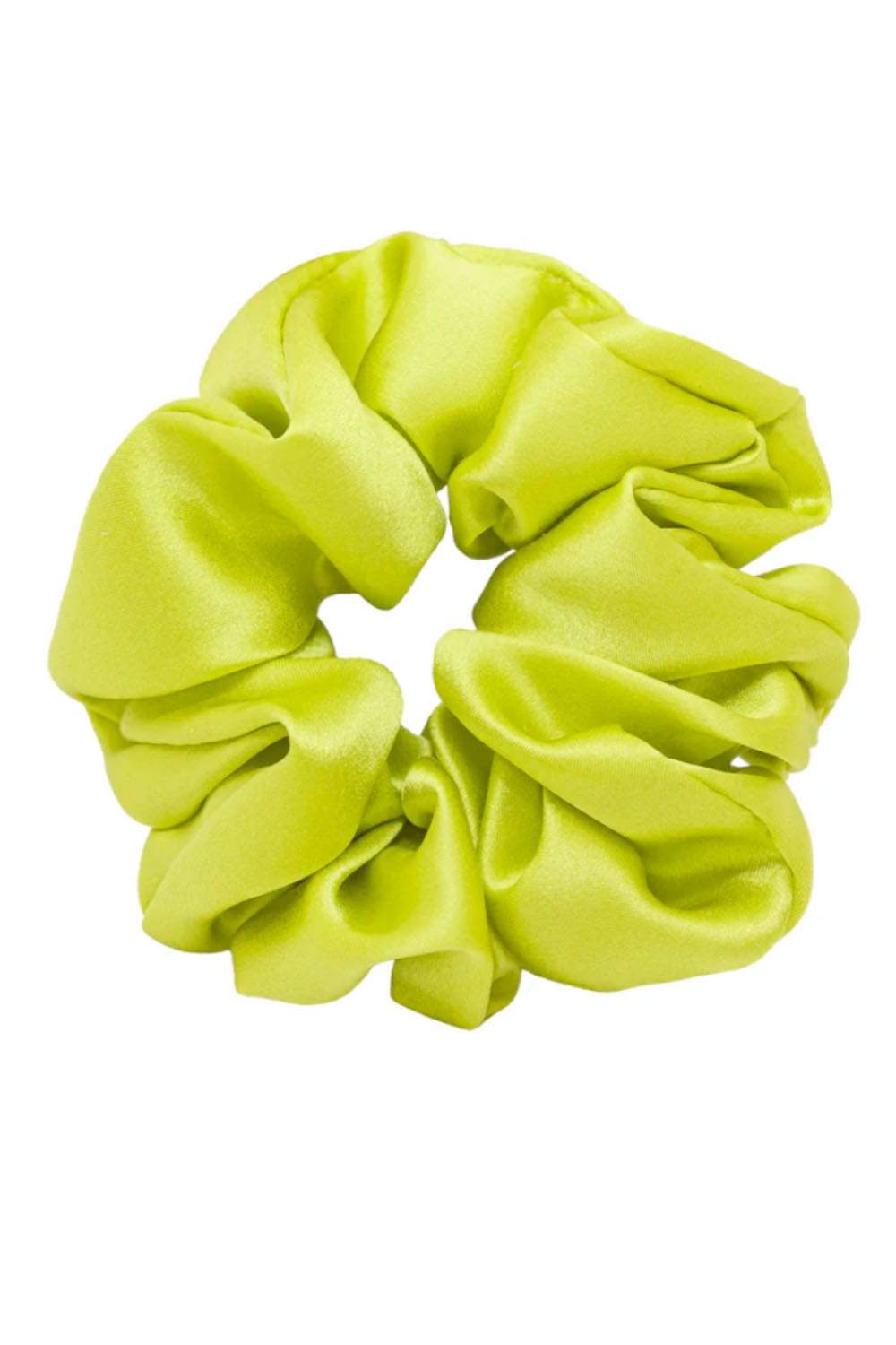 EMI JAY Sweet Dreams Electric Green Silk Scrunchie